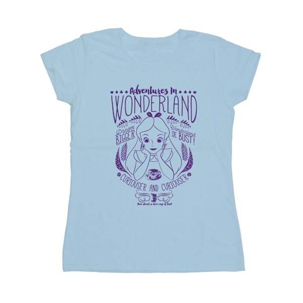 Alice i Underlandet Dam/Dam Äventyr Heather T-shirt M Baby Blue M