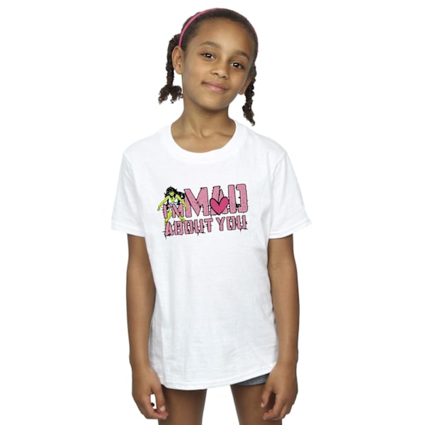 Marvel Girls She-Hulk Mad About You Bomull T-shirt 5-6 år Vit White 5-6 Years