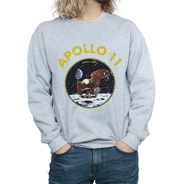 NASA Classic Apollo 11 Sweatshirt S Sports Grey för män Sports Grey S