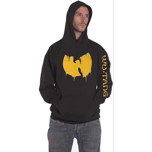 Wu-Tang Clan Unisex Vuxen Logo Hoodie M Svart Black M