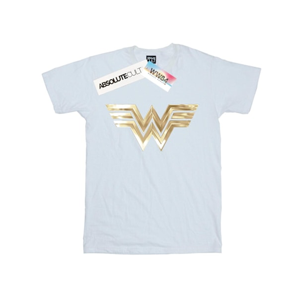 DC Comics Girls Wonder Woman 84 Guld Emblem Bomull T-shirt 9-11 White 9-11 Years