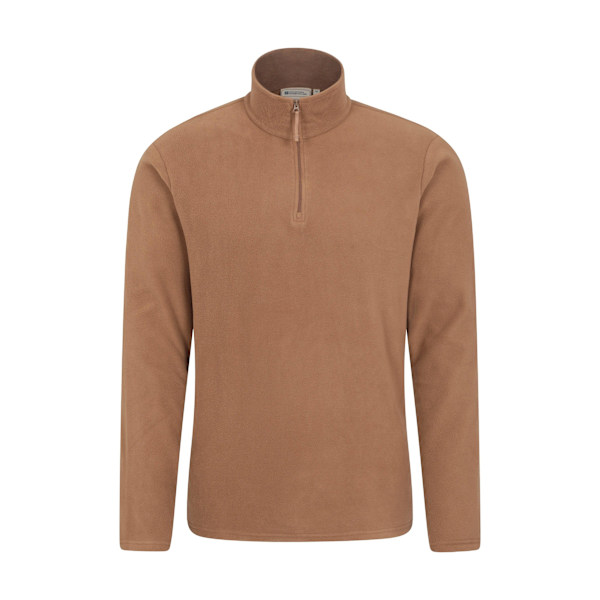 Mountain Warehouse Camber II Halvzip Fleece Top XL Beige Beige XL
