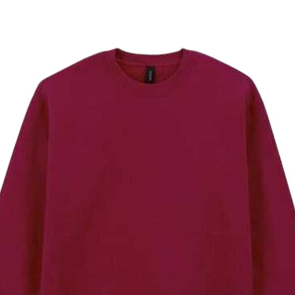 Gildan Herr Hammer Maxweight Crew Neck Sweatshirt L Granatröd Garnet L