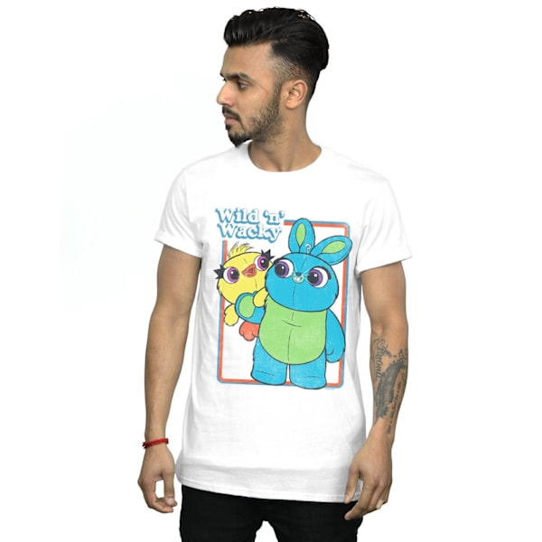 Disney Toy Story 4 Duck And Bunny Wild And Wacky T-shirt X för män White XXL
