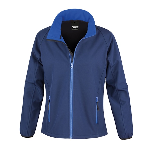 Result Core Dam/Dam Soft Shell Jacka M Marinblå/Kunglig Blå Navy/Royal Blue M