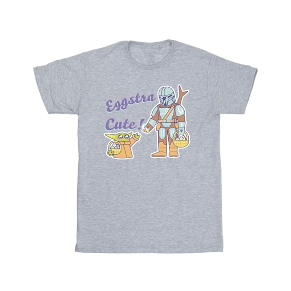 Star Wars The Mandalorian Eggstra Cute Grogu T-shirt för män 4XL S Sports Grey 4XL