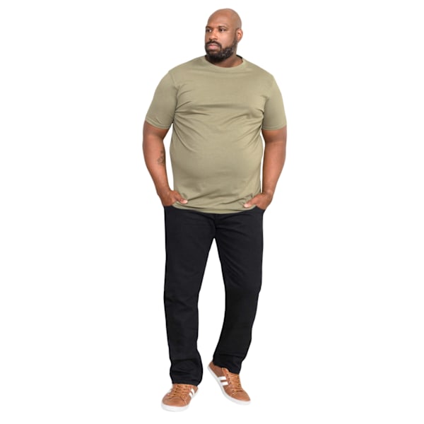 Duke Herr D555 Rockford Comfort Kingsize Jeans 64R Svart Black 64R