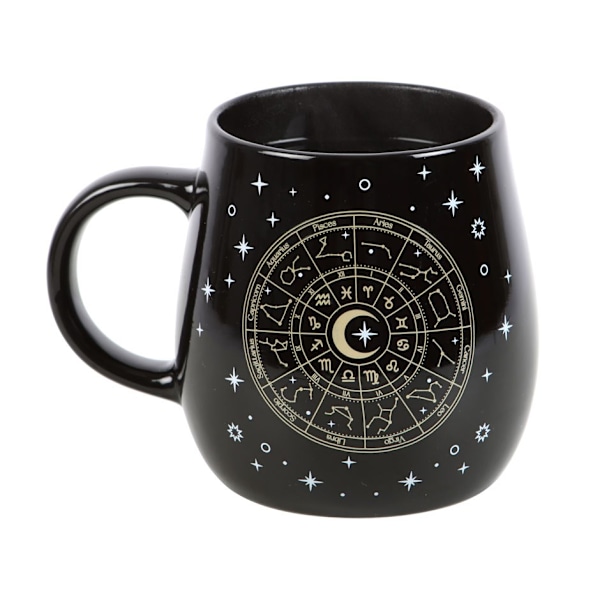 Something Different Astrologihjul Värmeförändrande Mugg En Storlek Black One Size