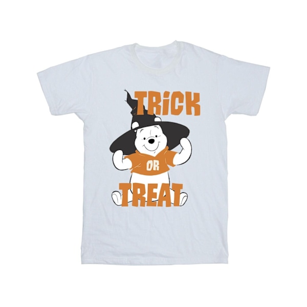 Disney Girls Winnie The Pooh Trick Or Treat Bomull T-shirt 12-1 White 12-13 Years