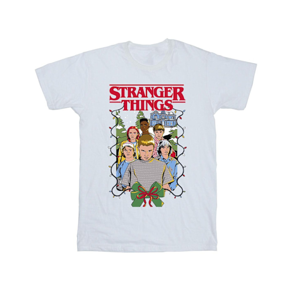 Netflix Stranger Things Jul Affisch T-shirt 3XL Vit White 3XL