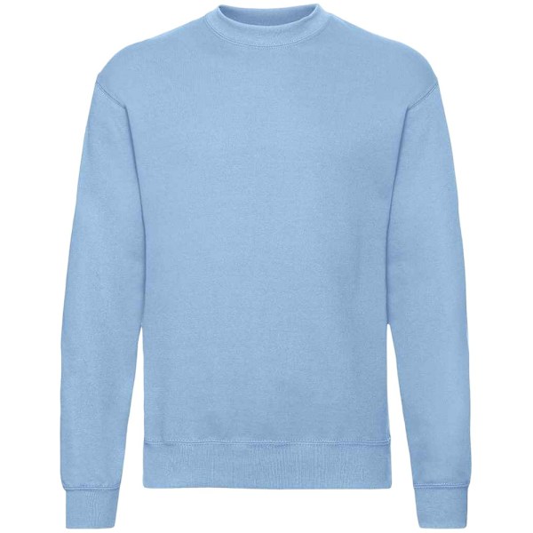Fruit of the Loom Herr Classic 80/20 Set-in Sweatshirt M Himmelblå Sky Blue M