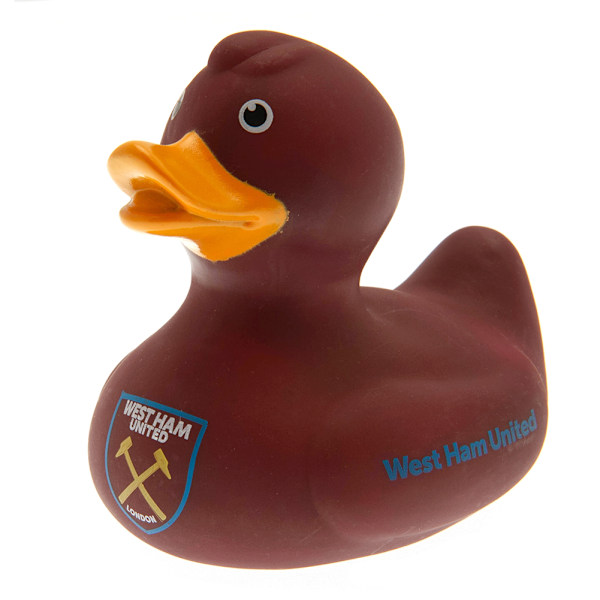 West Ham United FC Badleksak i form av en anka, en storlek, vinröd/gul/blå Claret Red/Yellow/Blue One Size
