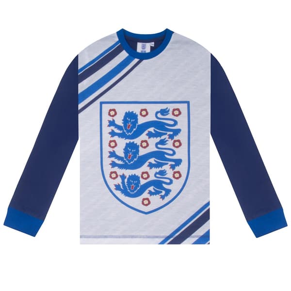 England FA Pyjamas för barn/ungdomar med lång ärm 11-12 år Blue 11-12 Years