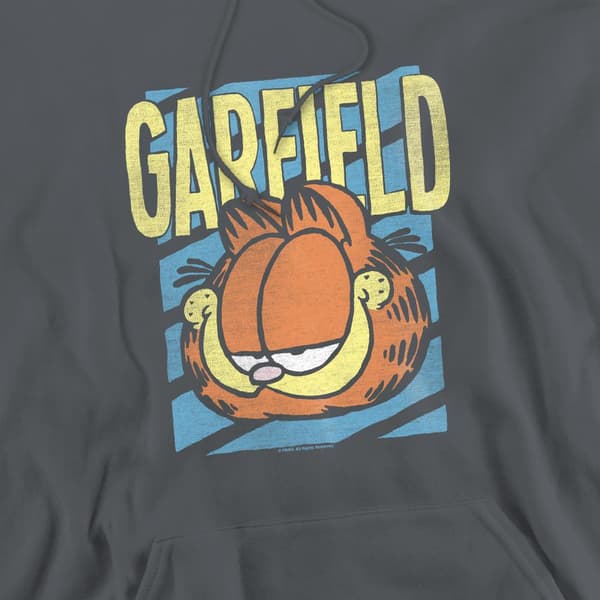 Garfield Herr Rad Huvtröja L Kolgrå Charcoal L