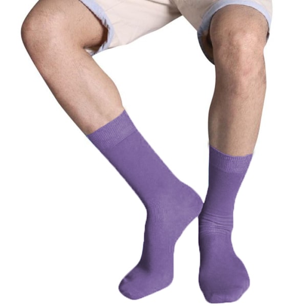Kariban Cotton City Herr Casual Bomull Rika Sockor 10-12UK/43-46 Purple 10-12UK/43-46EUR