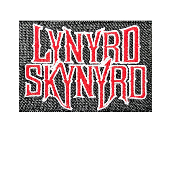 Lynyrd Skynyrd Dubbelsidig Patch Logo Nyckelring One Size Dark Gr Dark Grey/Red One Size