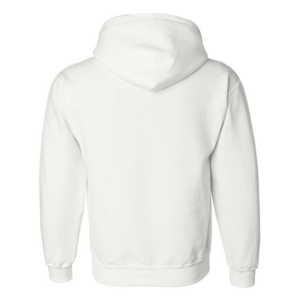 Gildan Heavyweight DryBlend Adult Unisex Hood Sweatshirt Top White S