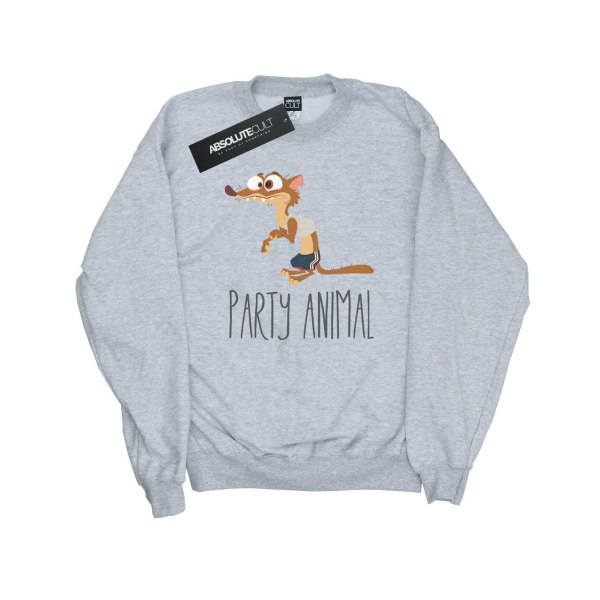 Disney Dam/Dam Zootropolis Party Animal Sweatshirt L Heat Heather Grey L