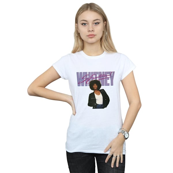 Whitney Houston Dam/Kvinnor So Emotional Album Cover Bomull T-shirt White M