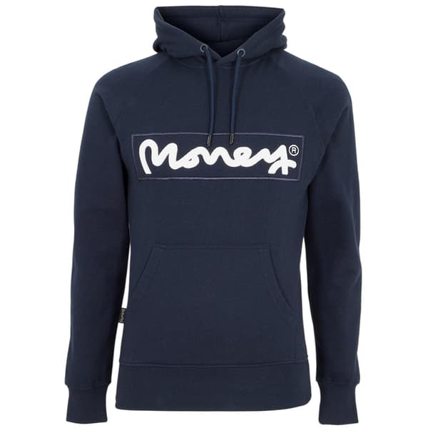 Money Herr Sig Hells Bomullshuvtröja S Marinblå Navy S