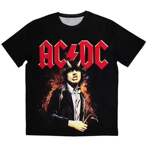 AC/DC Unisex Vuxen Angus Highway To Hell Sublimerad T-shirt L Svart Black L