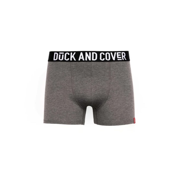 Duck and Cover herr Darton Marl boxer (paket med 2) XL Gre Grey XL
