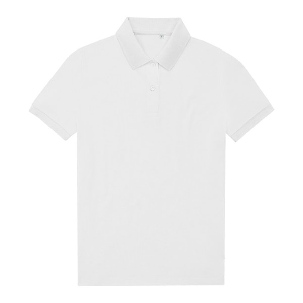 B&C Dam/Damer My Eco Polo Shirt 10 UK Vit White 10 UK