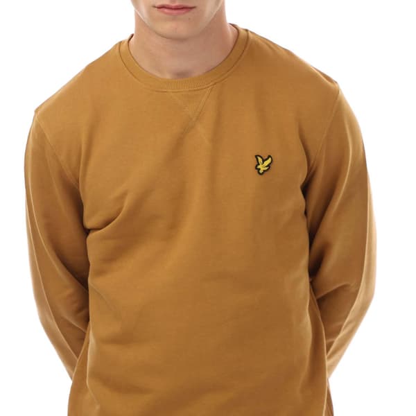 Lyle & Scott Herr Crew Neck Sweatshirt S Guld Gold S