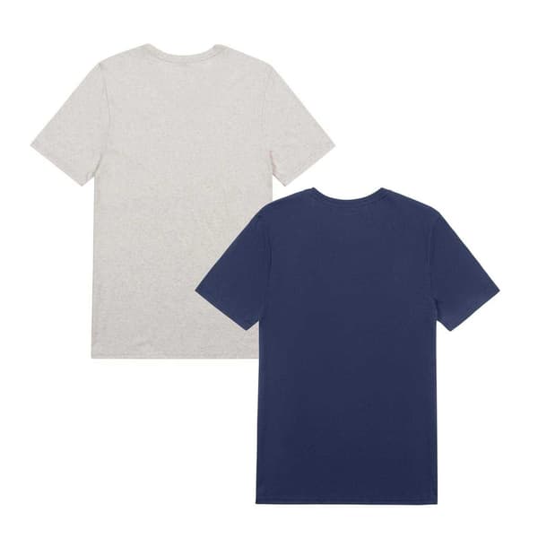 Hurley Herr Logotyp Regular T-shirt (2-pack) M Blå/Brun Blue/Tan M