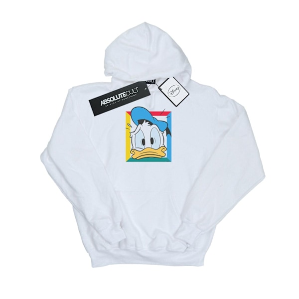 Disney Herr Donald Duck Panicked Hoodie 3XL Vit White 3XL