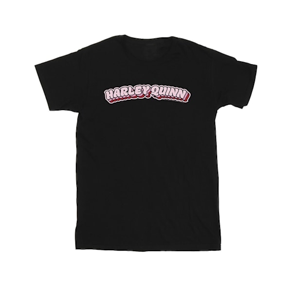 DC Comics herr Batman Harley Quinn logotyp T-shirt XXL svart Black XXL