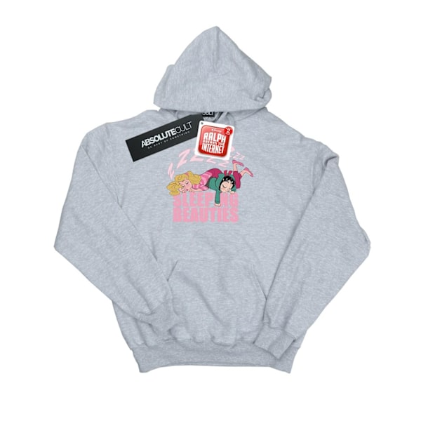 Disney Herr Wreck It Ralph Aurora Och Vanellope Hoodie 3XL Spor Sports Grey 3XL
