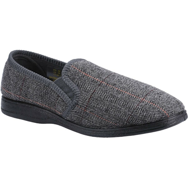 Fleet & Foster Herr Mitchell Tofflor 10 UK Grå Grey 10 UK