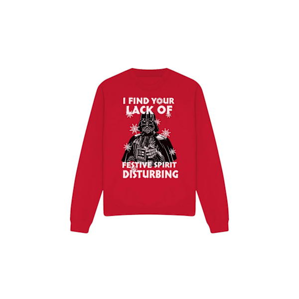 Star Wars Unisex Vuxen Lack Of Spirit Darth Vader Jultröja Red L