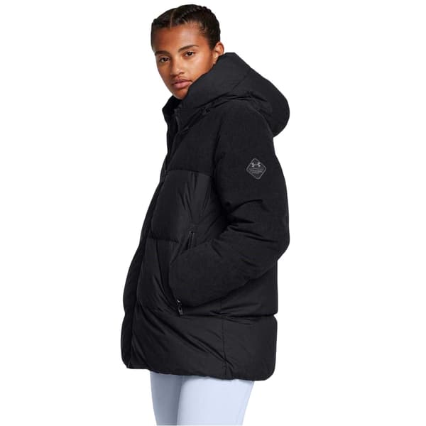 Under Armour Dam/Dam Limitless Corduroy Quilted Puffer Jacka Black 8 UK