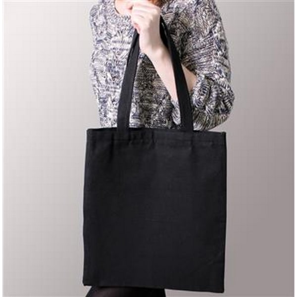 Absolute Apparel Bomullskasse (2-pack) One Size Svart Black One Size