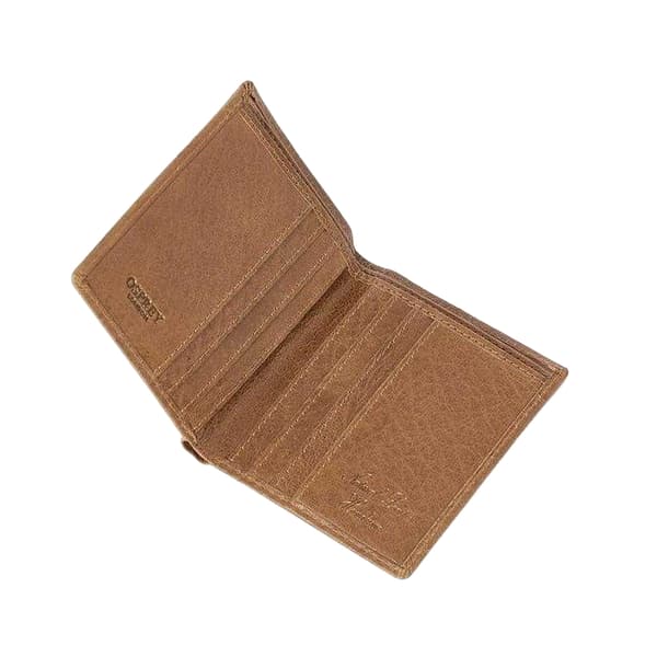 Osprey Highland Bi-Fold Läder Präglad Plånbok En Storlek Cognac Cognac One Size