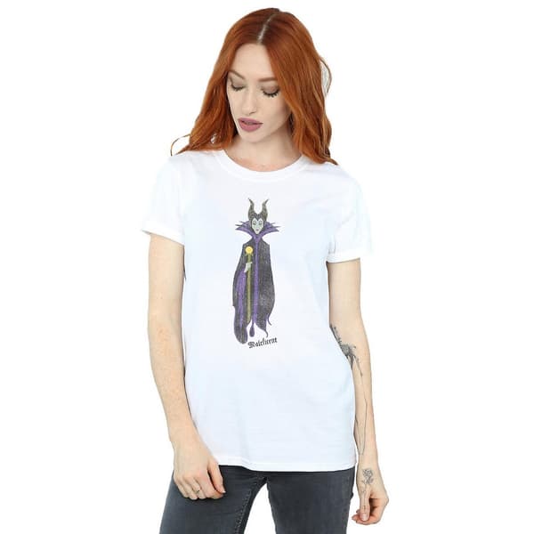 Sleeping Beauty Dam/Damer Klassisk Maleficent Bomull Pojkvän White S