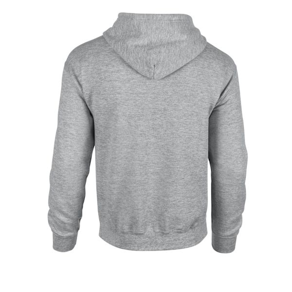 Gildan Unisex Adult Heavy Blend Full Zip Full Zip Hoodie XL Spo Sports Grey XL