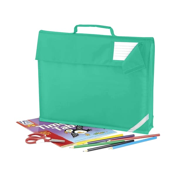 Quadra Junior Book Bag - 5 liter (2-pack) One Size Emerald Emerald One Size