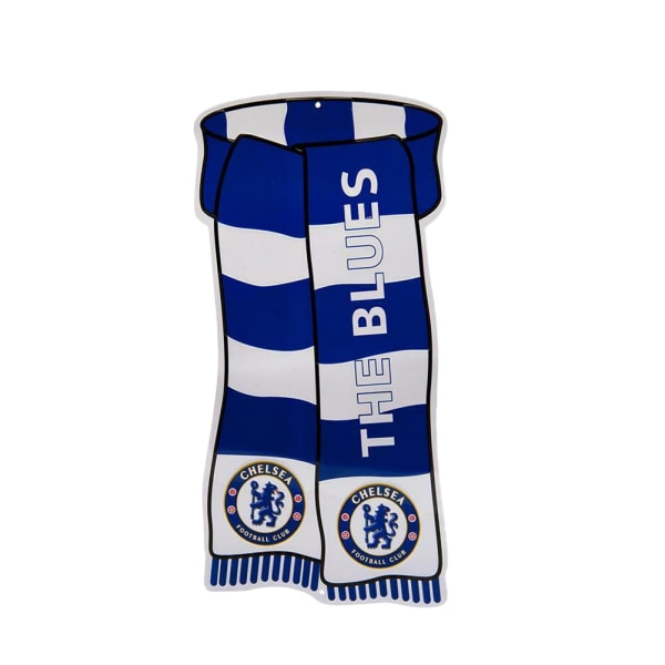 Chelsea FC Officiell fotboll Visa dina färger Fönster Sign One Blue/White One Size