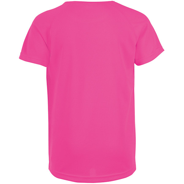 SOLS Barn/Barn Sporty Unisex Kortärmad T-shirt 6 år Neo Neon Pink 6yrs