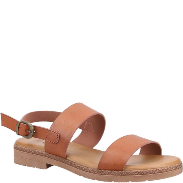 Divaz Dam/Kvinna Mia Sandaler 6.5 UK Tan Tan 6.5 UK