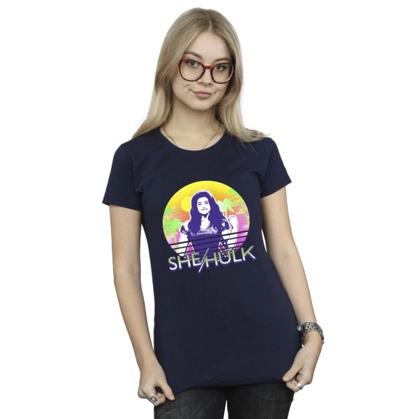 Marvel Womens/Ladies She-Hulk: Attorney At Law Sunset Smile Cot Navy Blue L