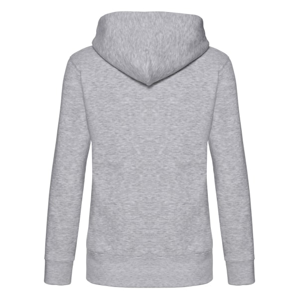 Fruit Of The Loom Damjacka med huv i Lady-Fit XS H Heather Grey XS