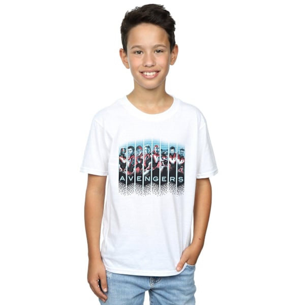 Marvel Boys Avengers Endgame Team Tech Assemble T-shirt 9-11 år White 9-11 Years