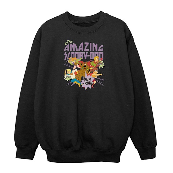 Scooby Doo Girls The Amazing Scooby Sweatshirt 5-6 år Svart Black 5-6 Years