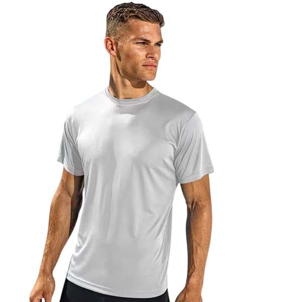 Tri Dri Kortärmad Lättvikts T-shirt för män 2XL Vit White 2XL