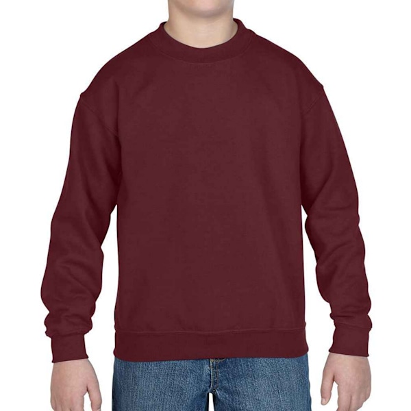 Gildan Barn/Barn Tung Blandning Drop Shoulder Sweatshirt 5-6 Maroon 5-6 Years