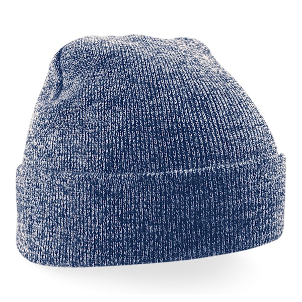 Beechfield Unisex Original Cuffed Beanie Vintermössa En Storlek Han Heather Navy One Size